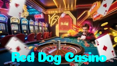 Red Dog Casino casino presented on mobile device in Pakistan with slots and live games